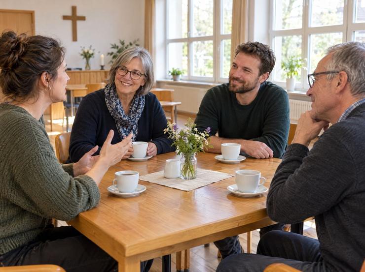 Kirchliche Träger. Bild mit KI erstellt.