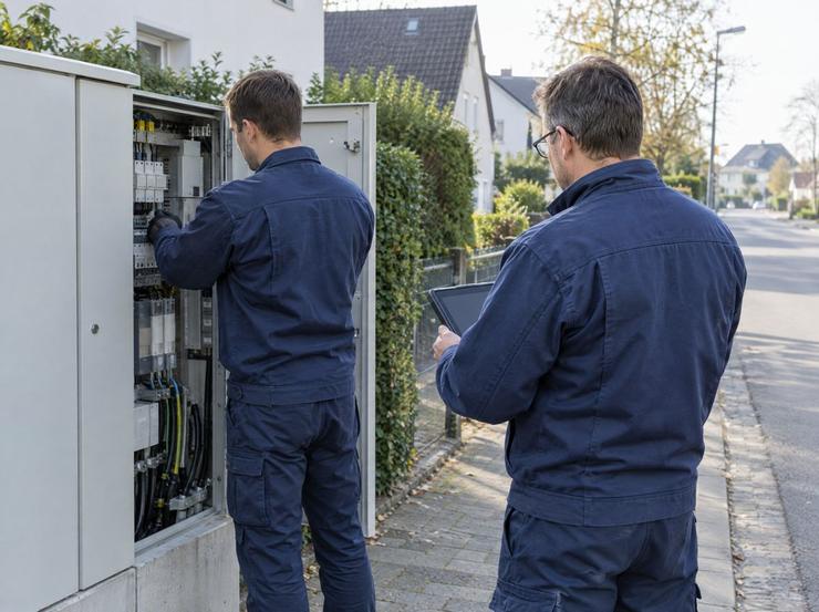 Kommunale Unternehmen. Bild mit KI erstellt.